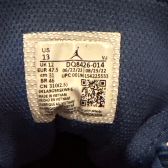 Nike Air Jordan 1 Mid ‘Cement True Blue’ - Picture 7 of 9